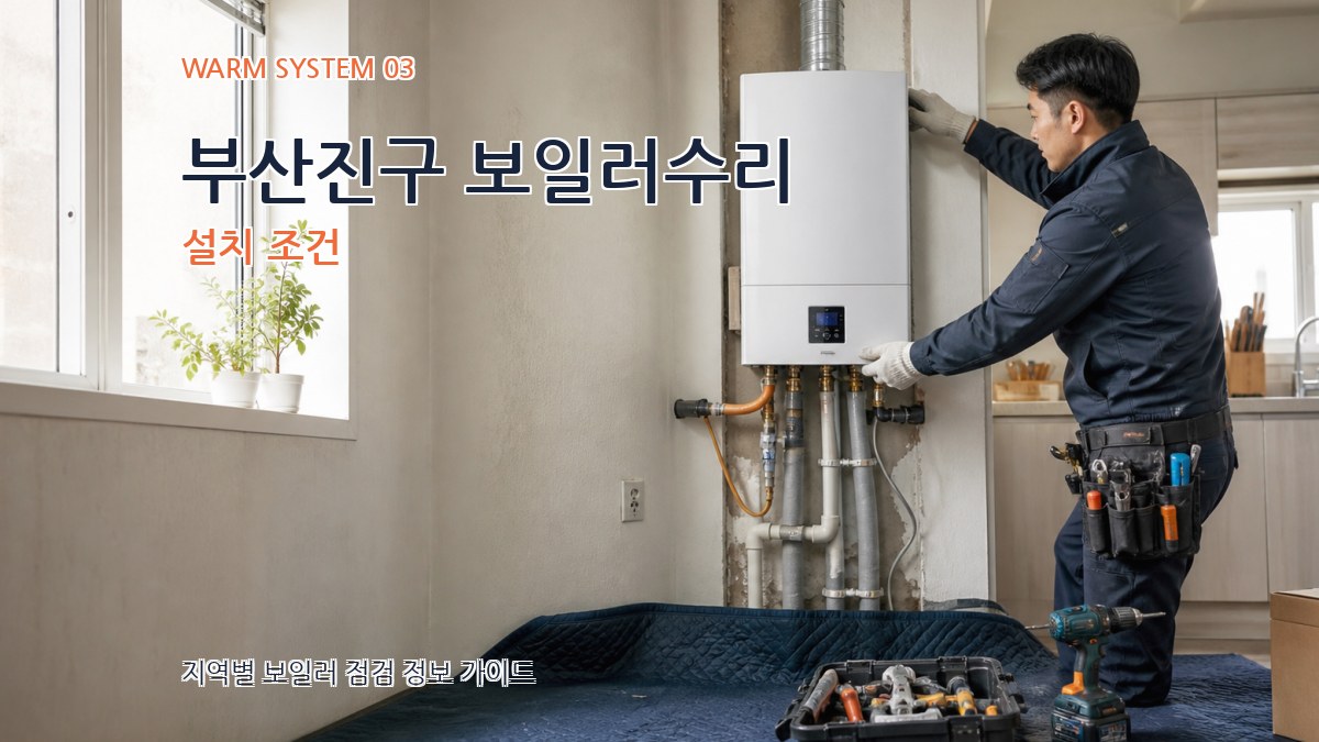 부산진구 보일러수리 설치 조건