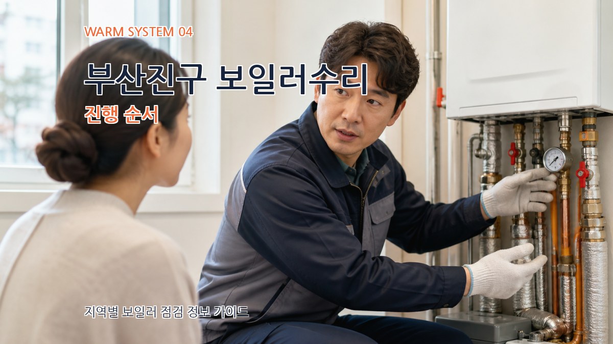 부산진구 보일러수리 진행 순서