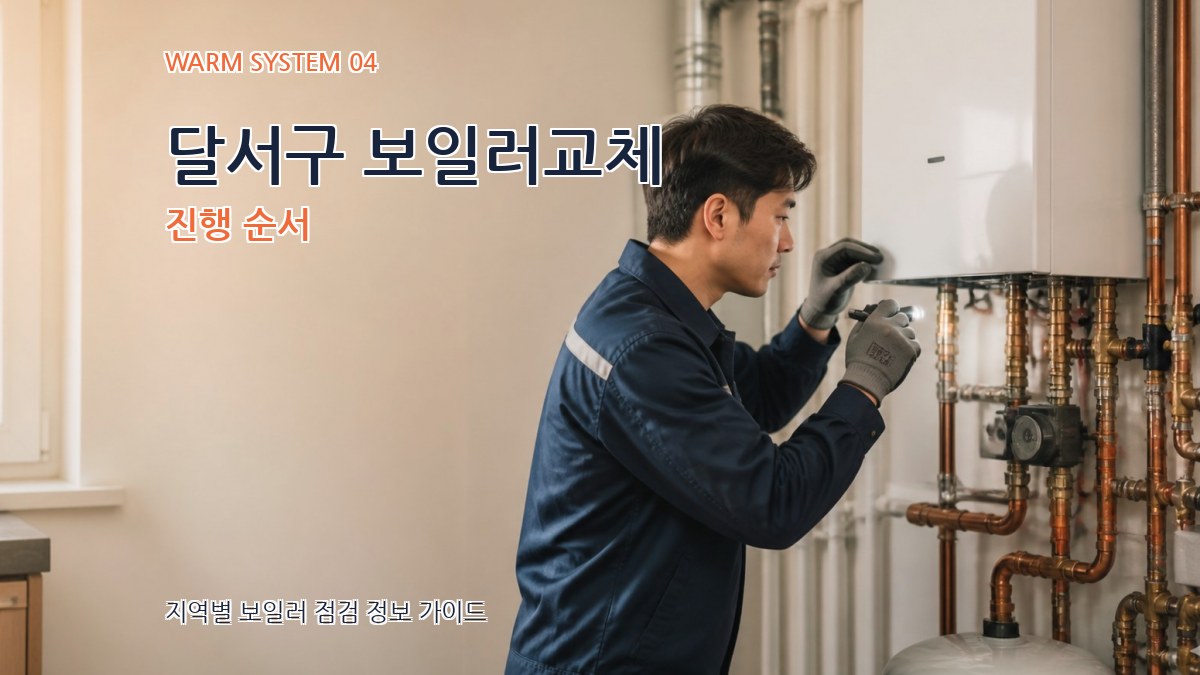 달서구 보일러교체 진행 순서
