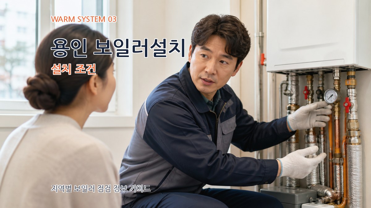 용인 보일러설치 설치 조건