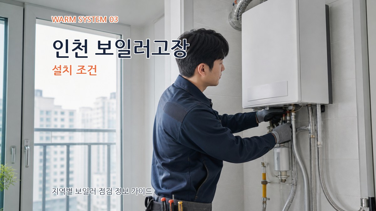 인천 보일러고장 설치 조건