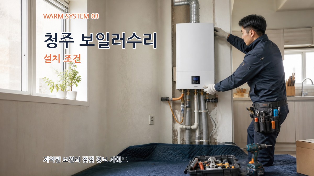 청주 보일러수리 설치 조건