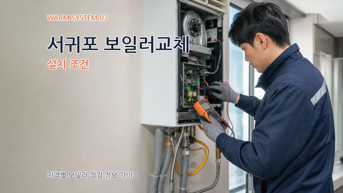 서귀포 보일러교체 설치 조건