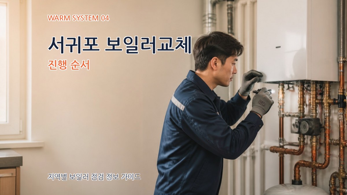 서귀포 보일러교체 진행 순서