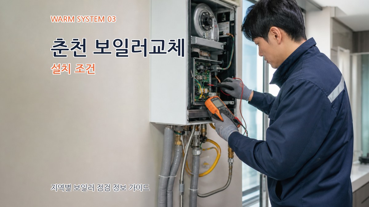 춘천 보일러교체 설치 조건