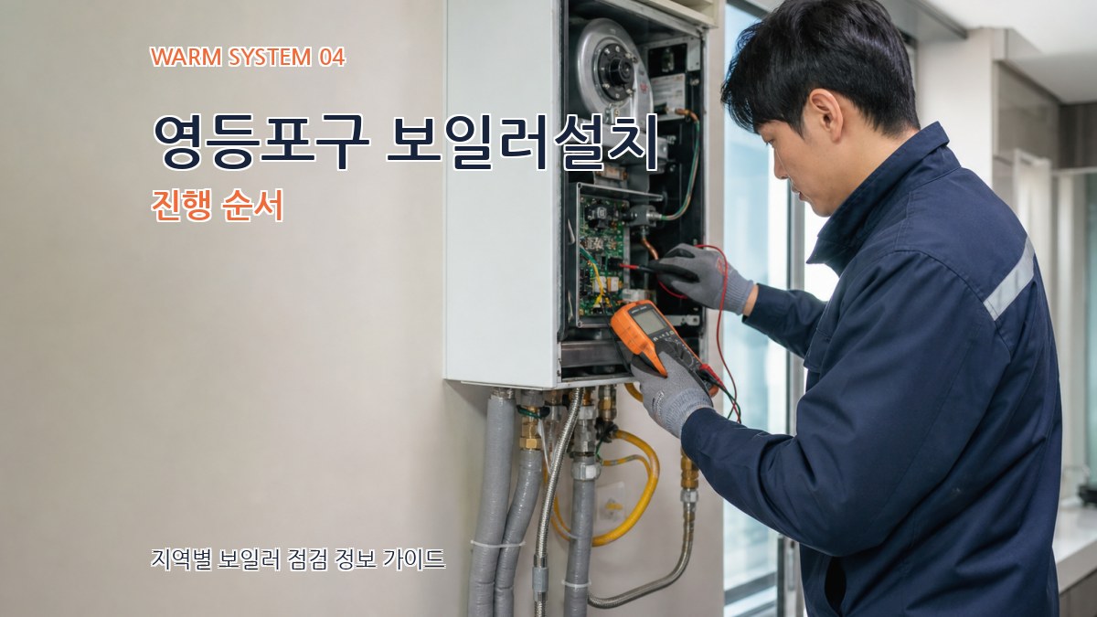 영등포구 보일러설치 진행 순서