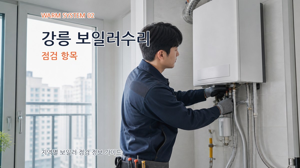강릉 보일러수리 점검 항목