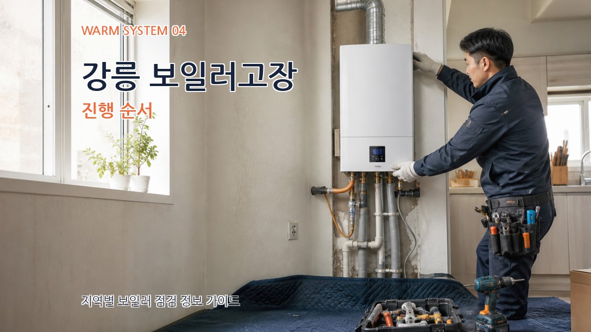 강릉 보일러고장 진행 순서