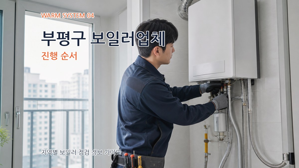 부평구 보일러업체 진행 순서