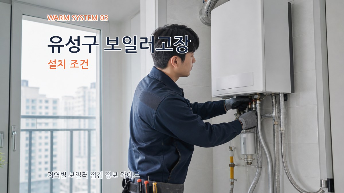 유성구 보일러고장 설치 조건