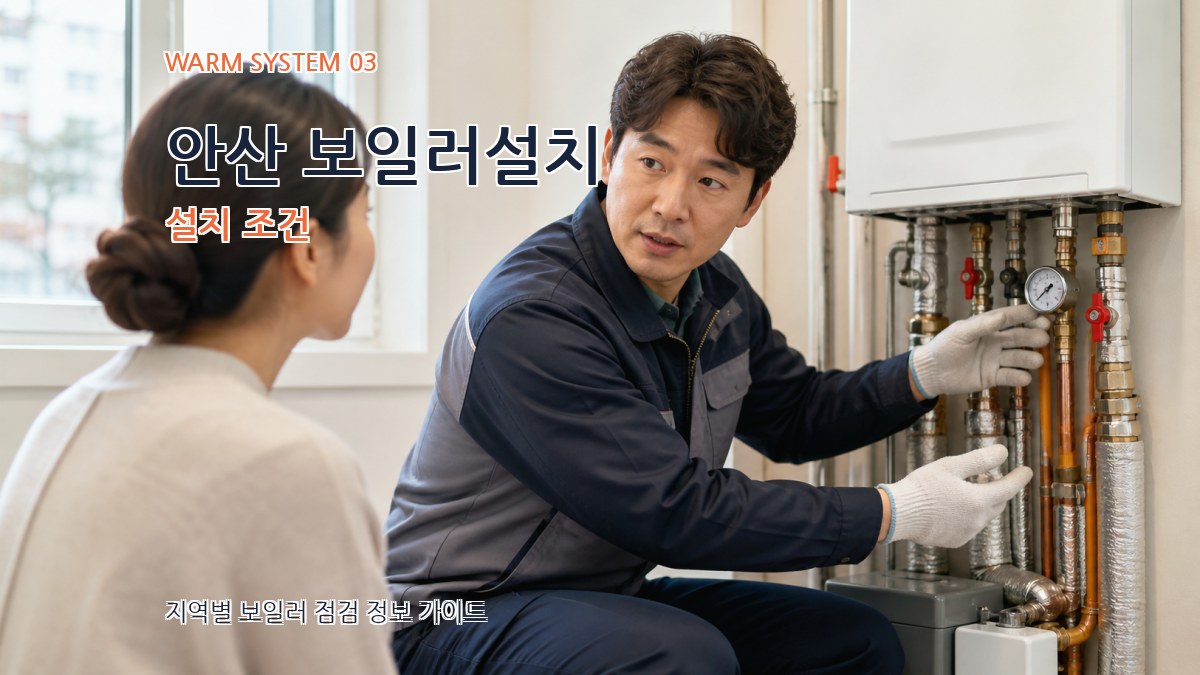안산 보일러설치 설치 조건