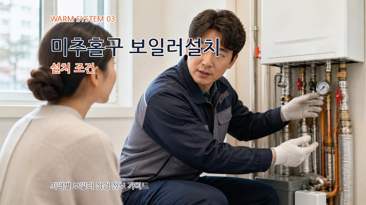미추홀구 보일러설치 설치 조건