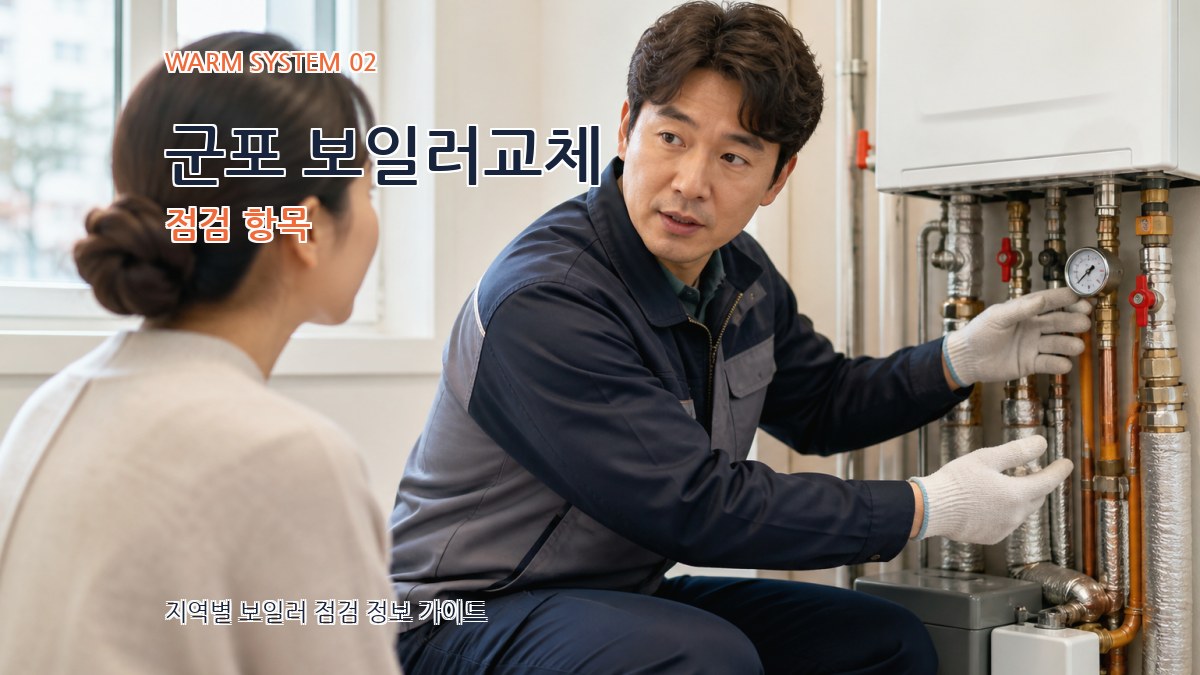 군포 보일러교체 점검 항목