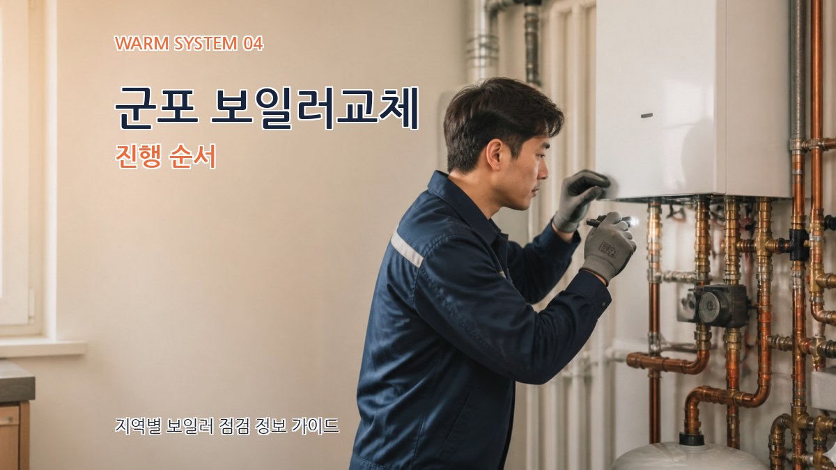 군포 보일러교체 진행 순서