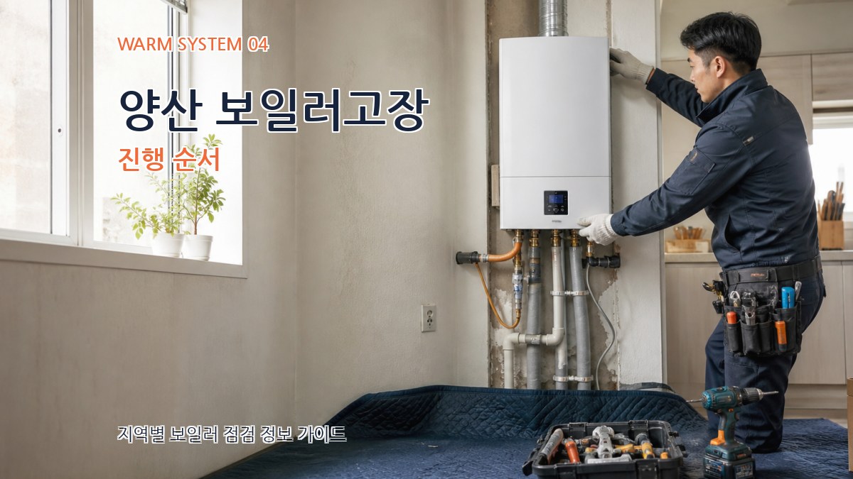 양산 보일러고장 진행 순서
