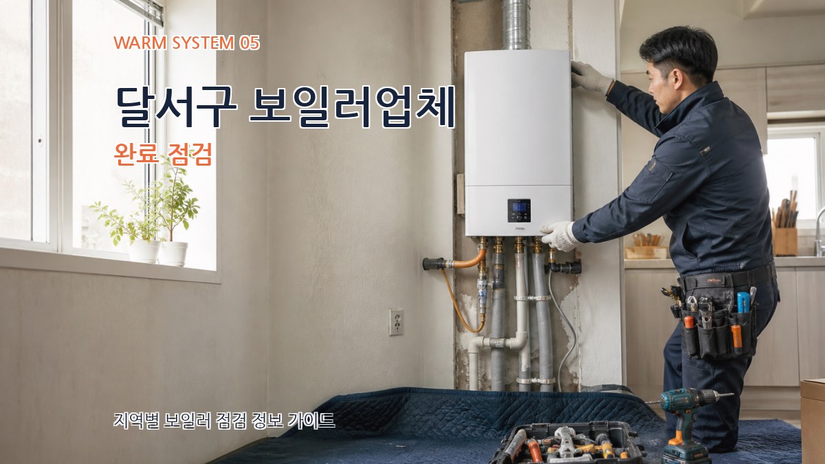 달서구 보일러업체 완료 점검