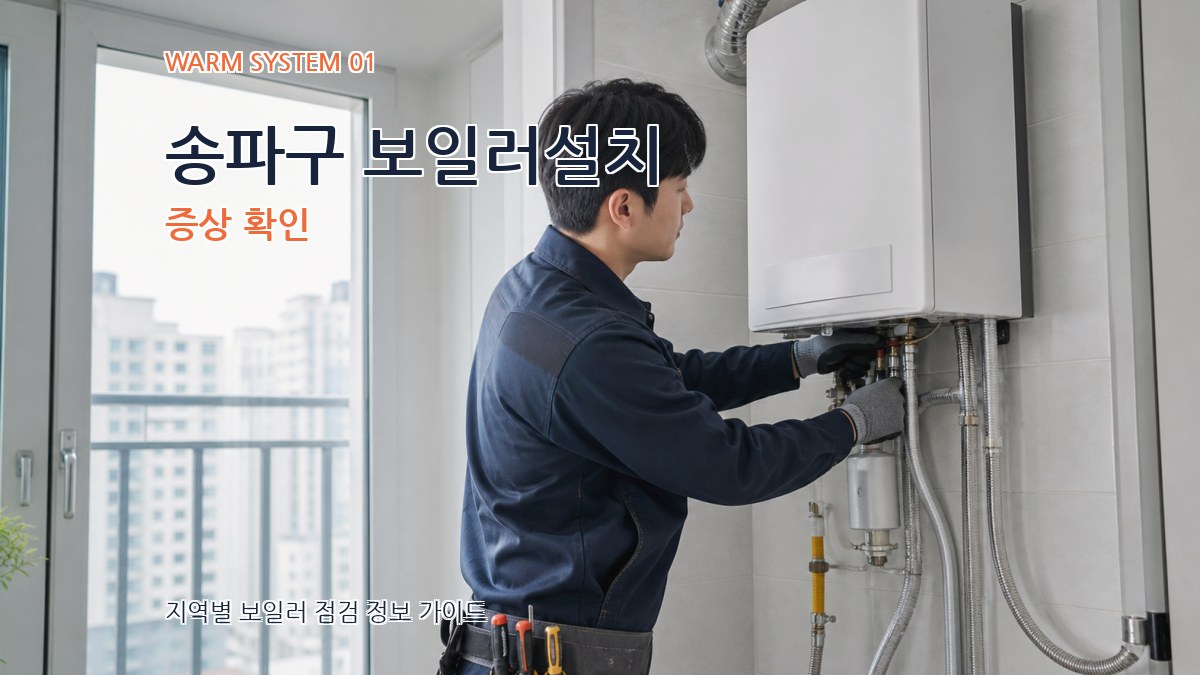 송파구 보일러설치