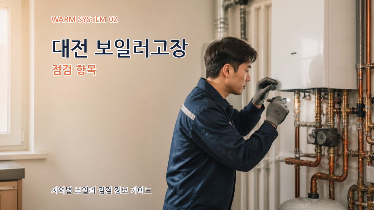 대전 보일러고장 점검 항목