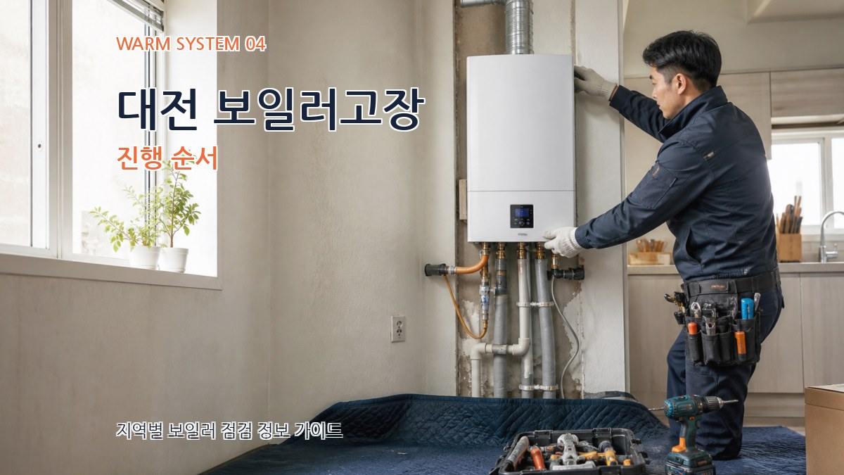 대전 보일러고장 진행 순서
