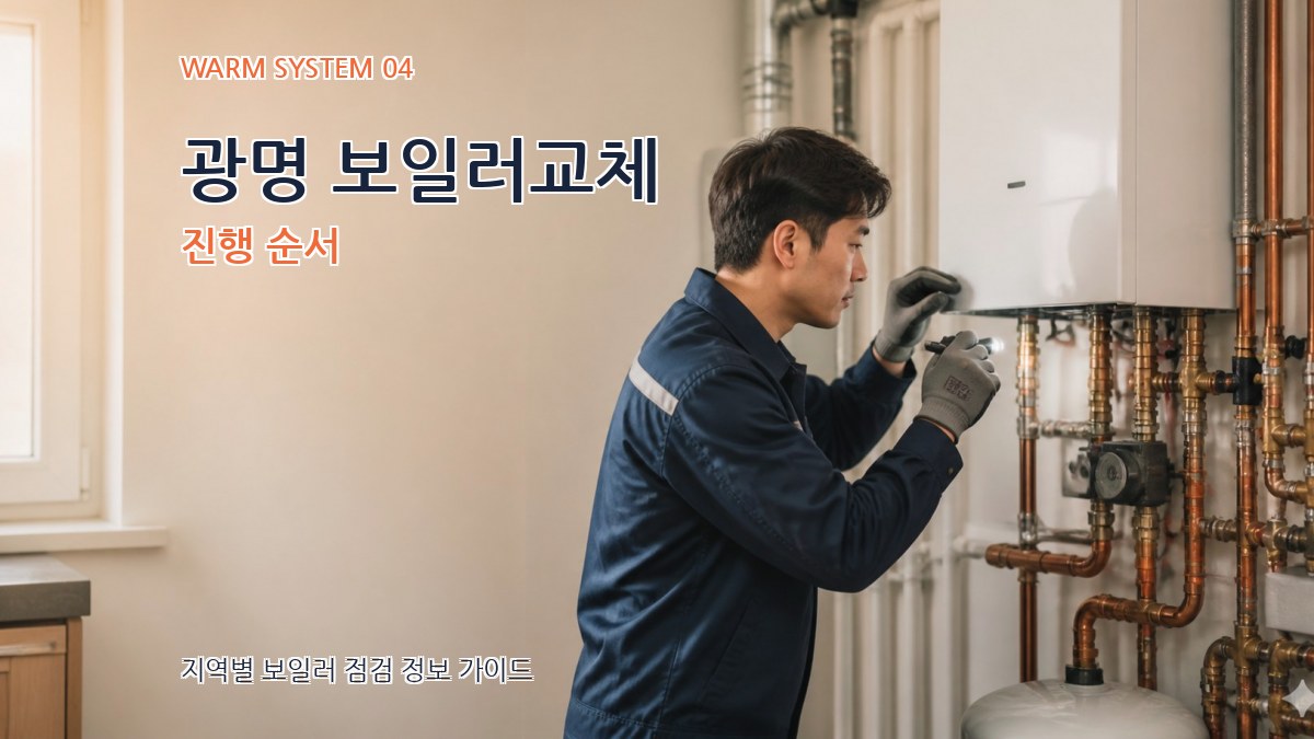 광명 보일러교체 진행 순서