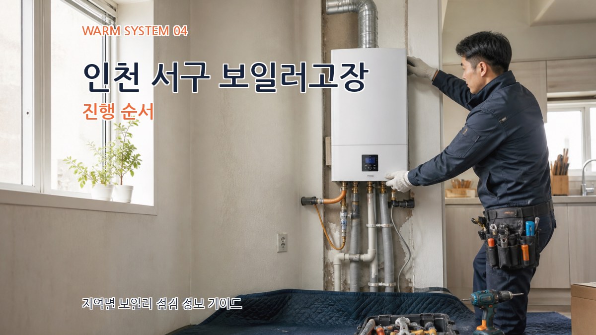 인천 서구 보일러고장 진행 순서