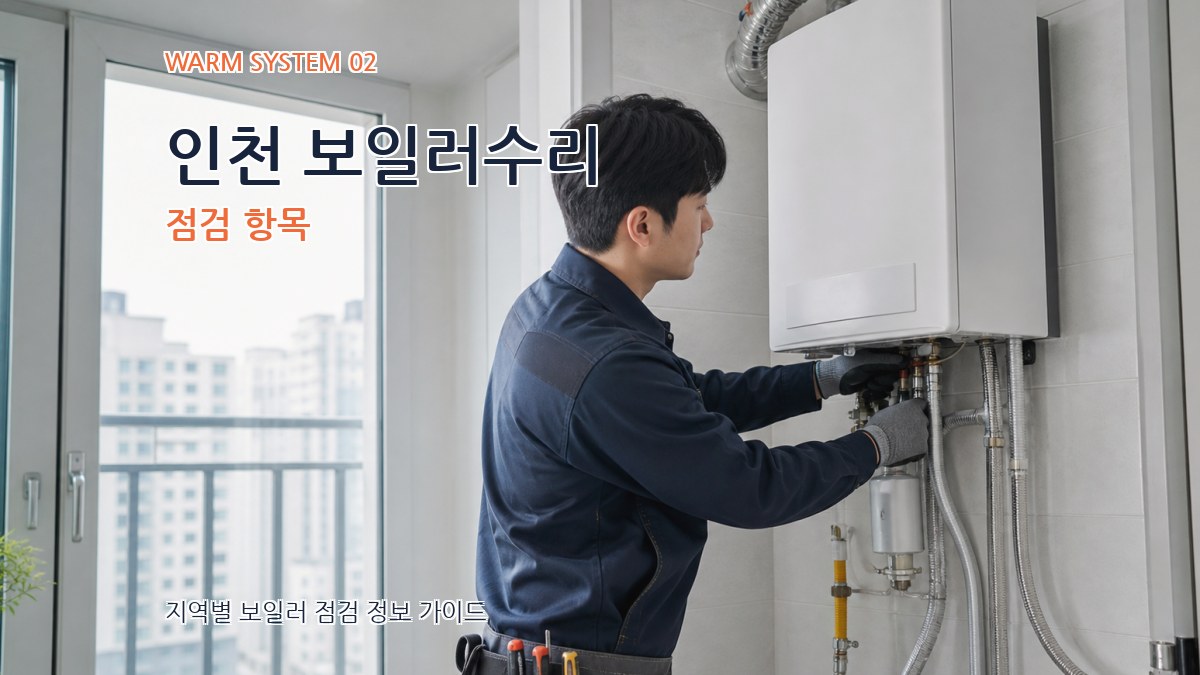 인천 보일러수리 점검 항목
