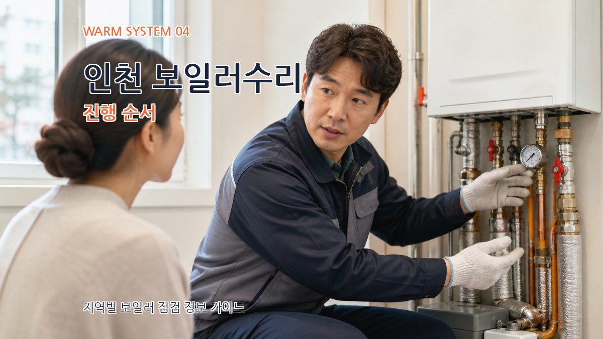 인천 보일러수리 진행 순서