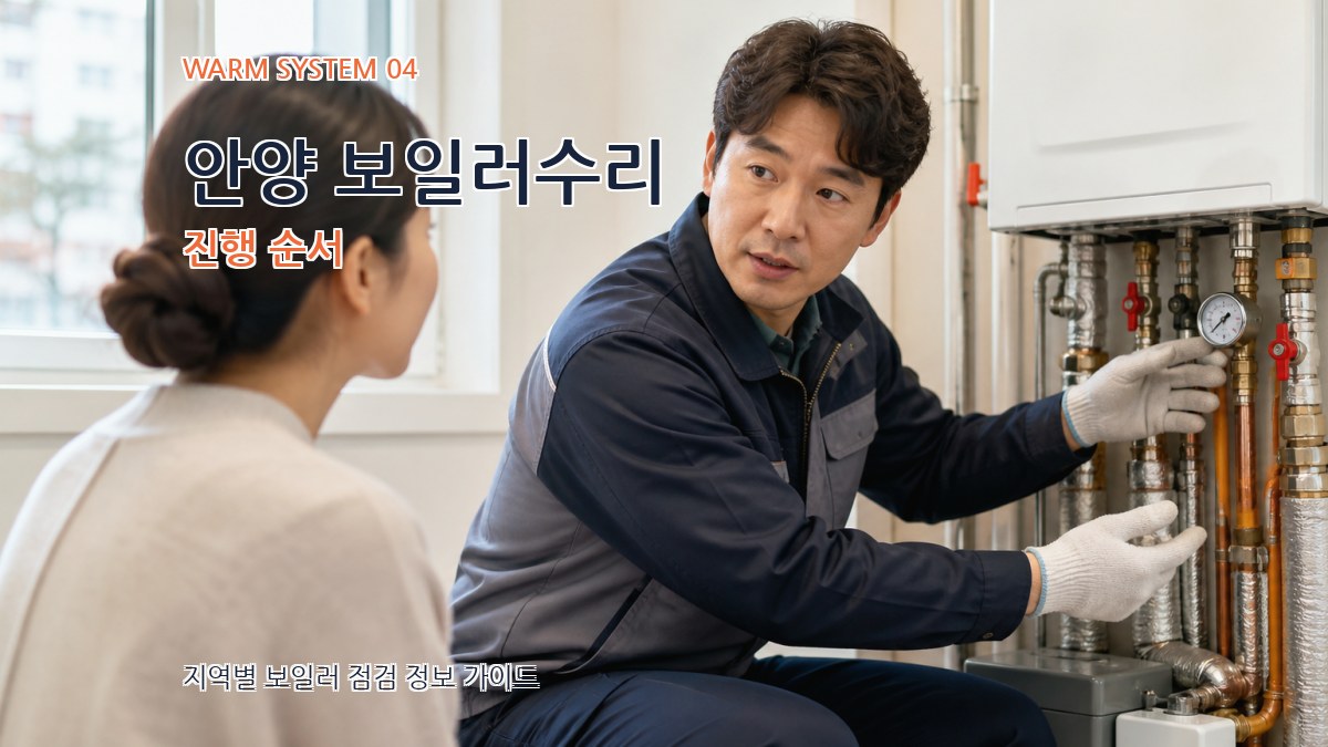 안양 보일러수리 진행 순서