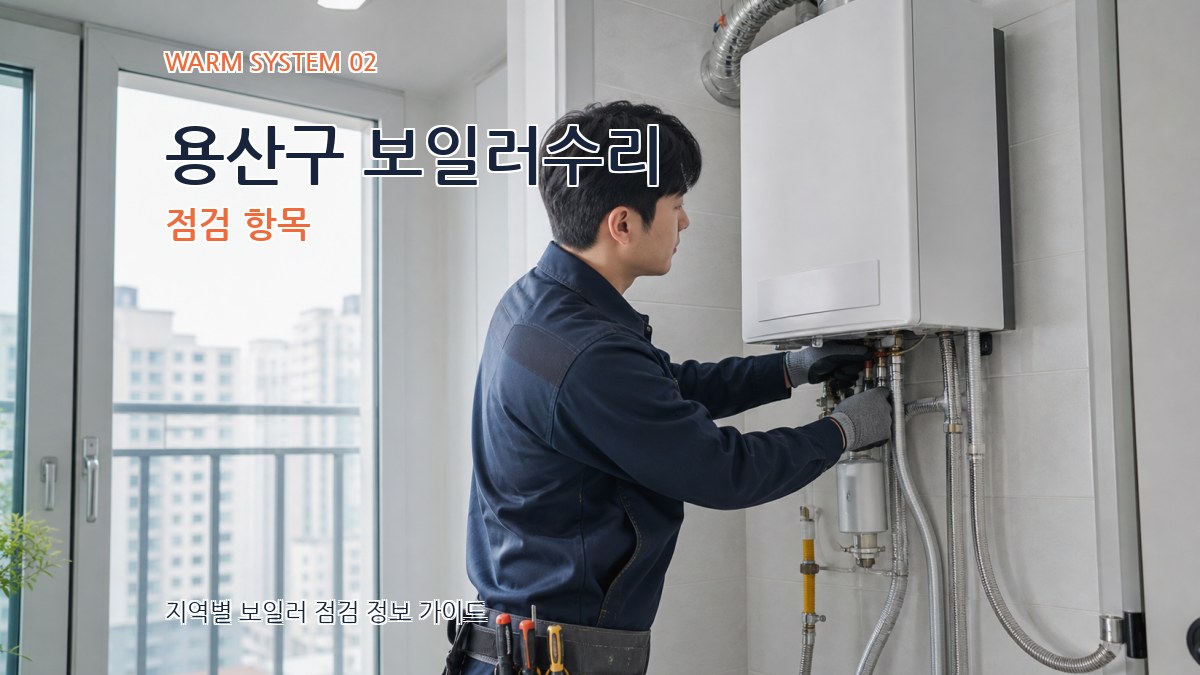용산구 보일러수리 점검 항목