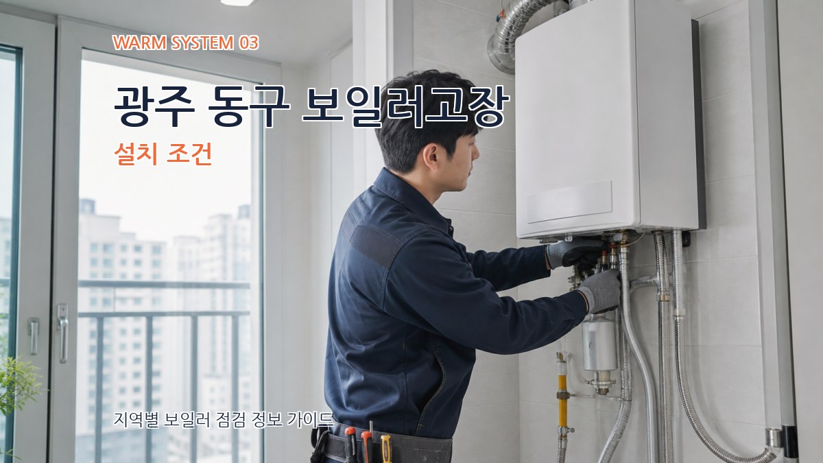 광주 동구 보일러고장 설치 조건
