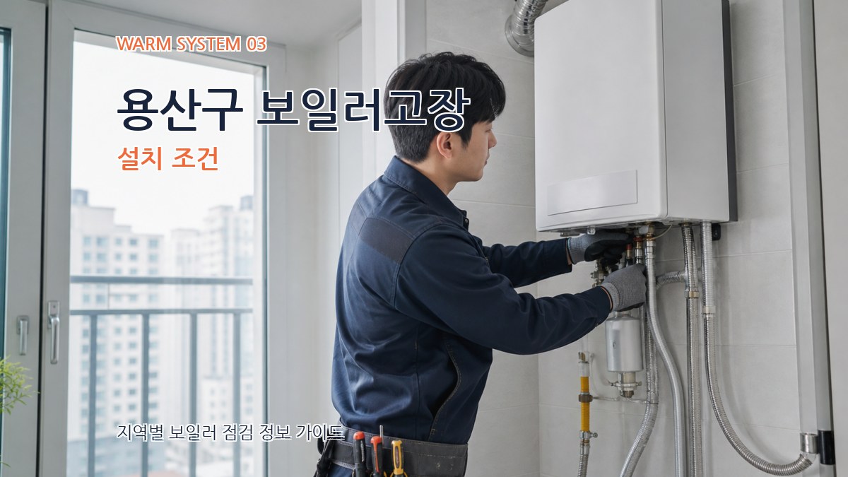 용산구 보일러고장 설치 조건