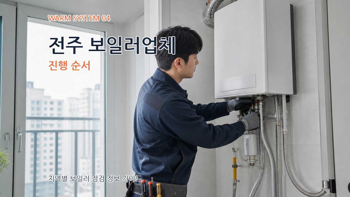 전주 보일러업체 진행 순서