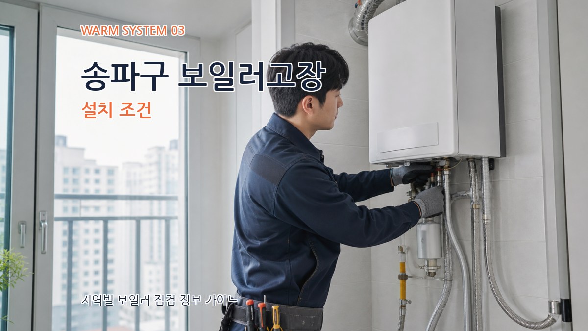송파구 보일러고장 설치 조건