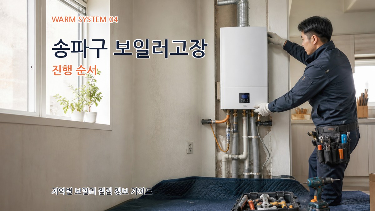 송파구 보일러고장 진행 순서