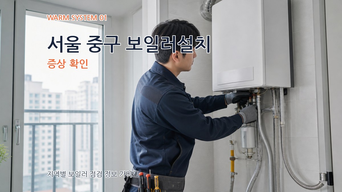 서울 중구 보일러설치