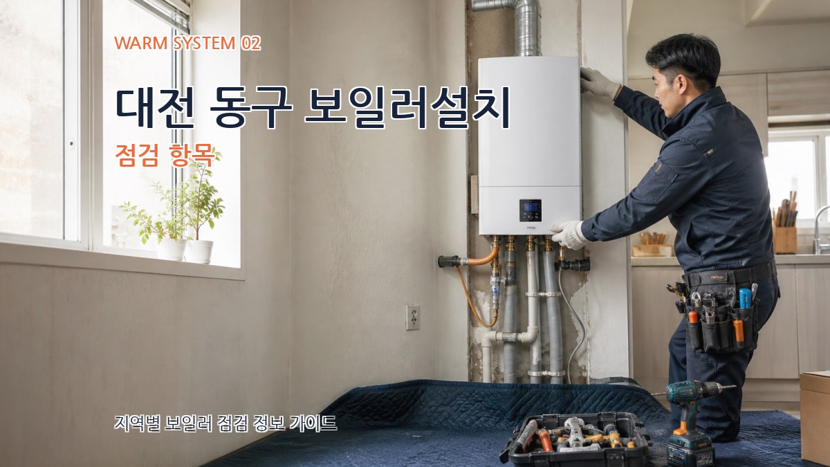대전 동구 보일러설치 점검 항목