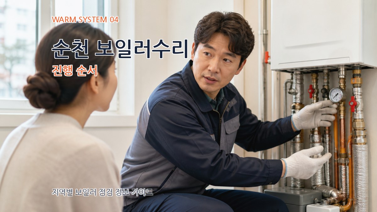 순천 보일러수리 진행 순서