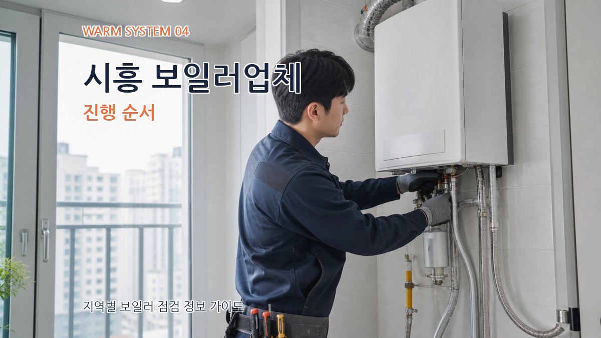 시흥 보일러업체 진행 순서
