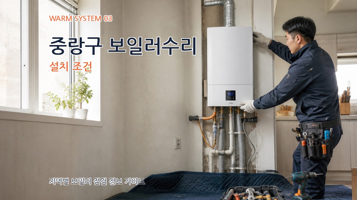 중랑구 보일러수리 설치 조건