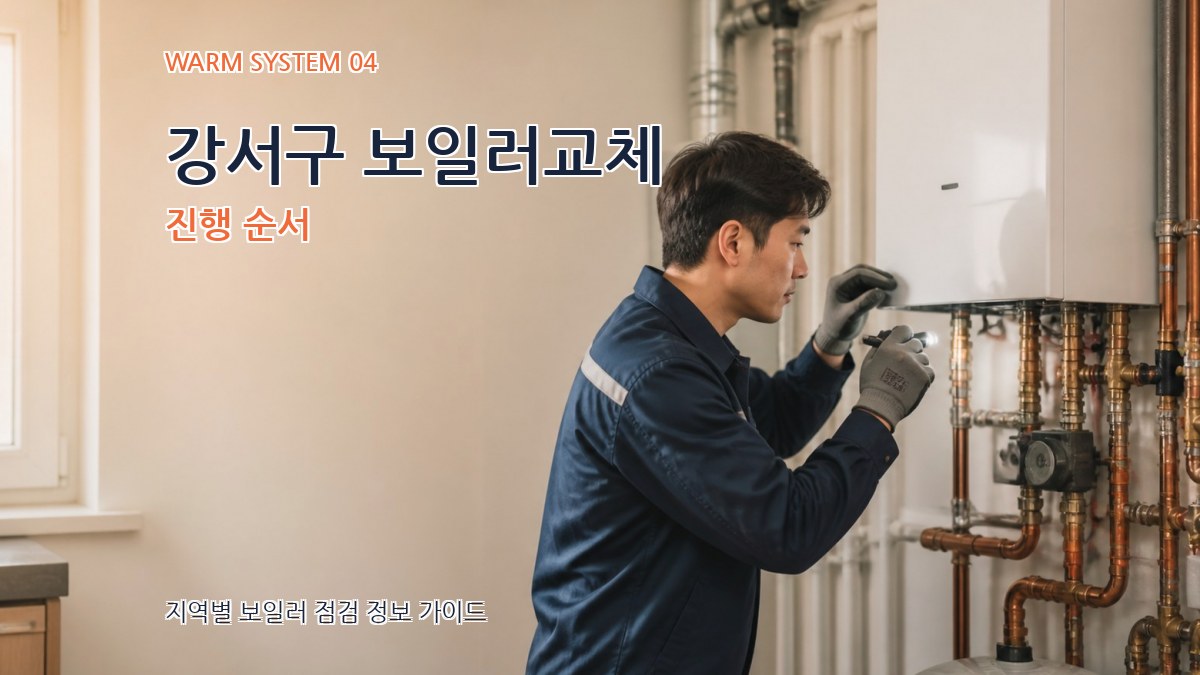 강서구 보일러교체 진행 순서