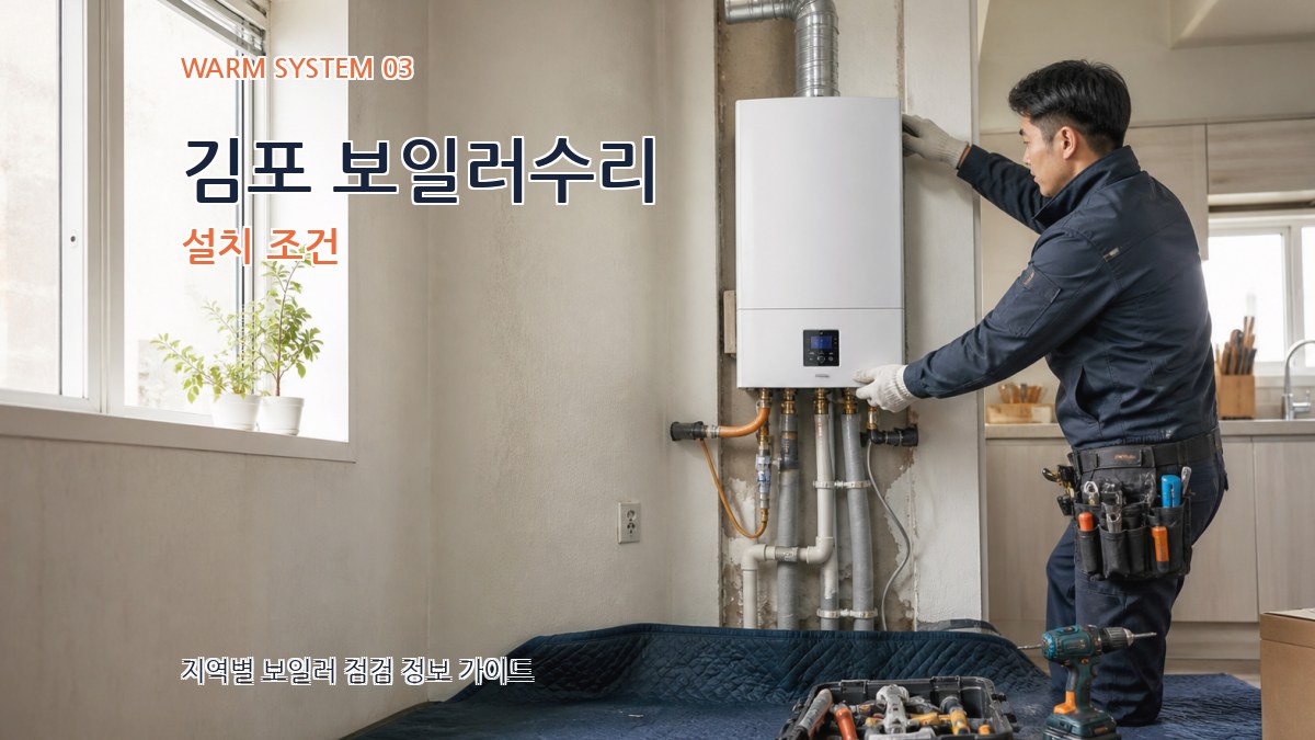 김포 보일러수리 설치 조건