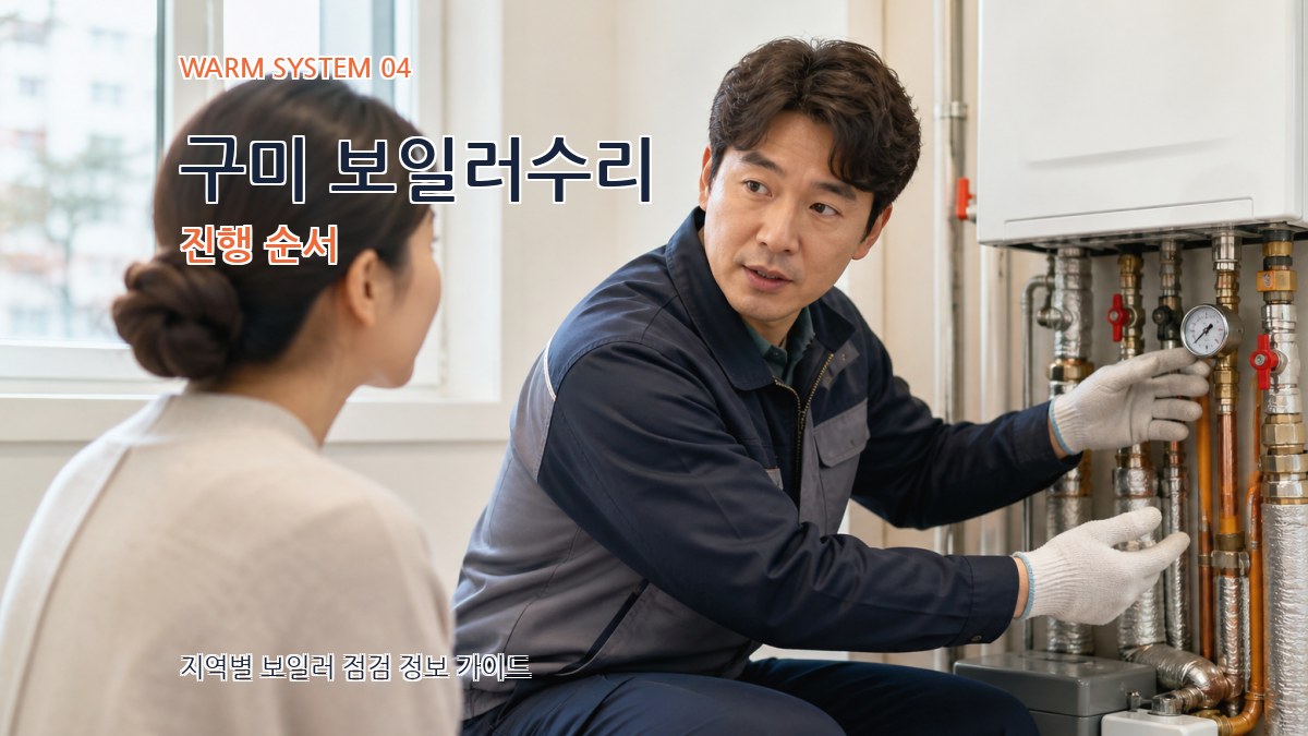 구미 보일러수리 진행 순서