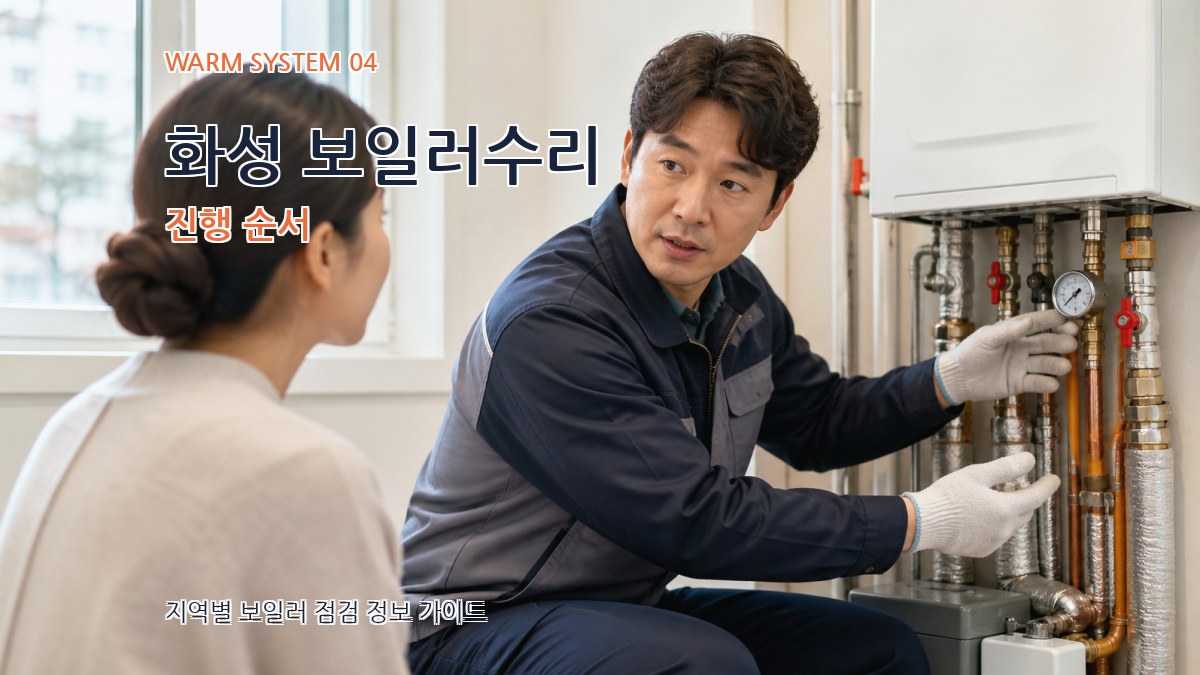 화성 보일러수리 진행 순서