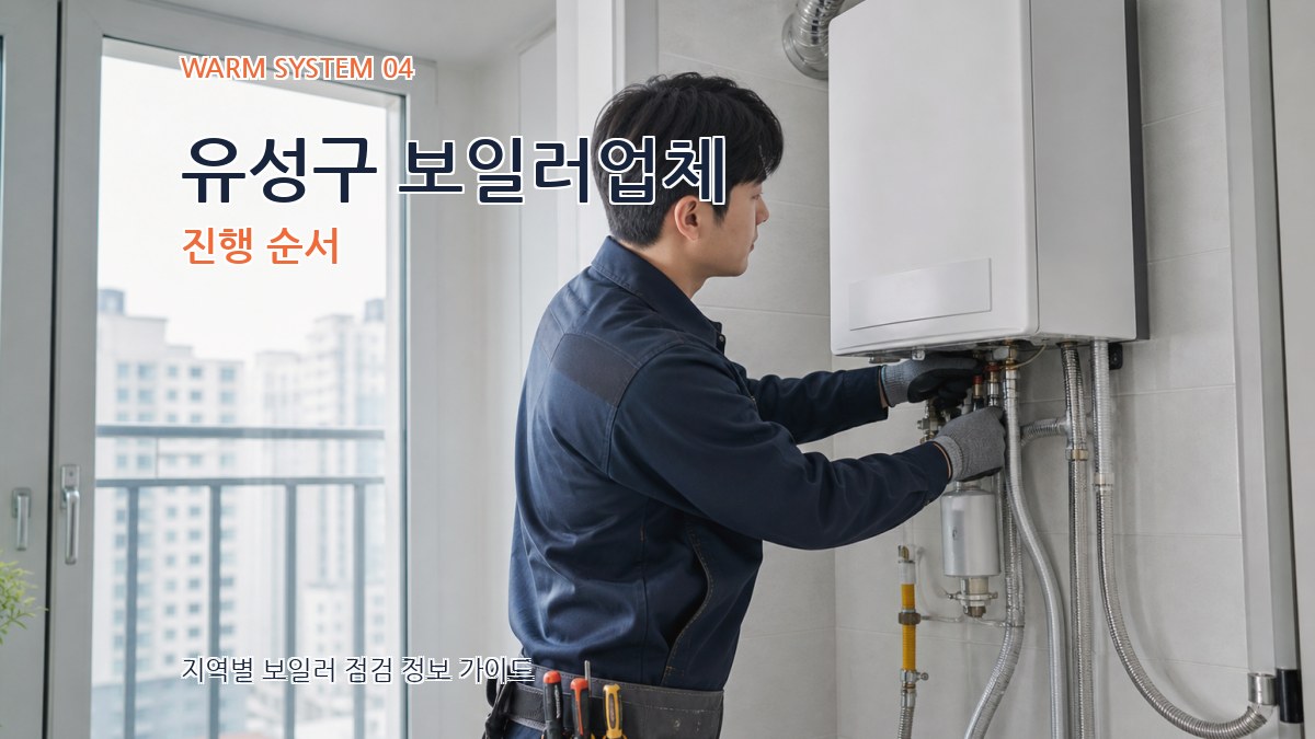 유성구 보일러업체 진행 순서