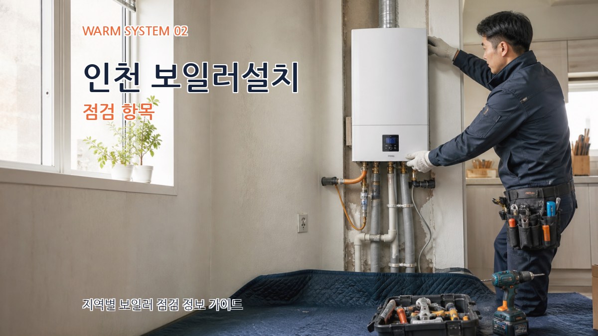 인천 보일러설치 점검 항목