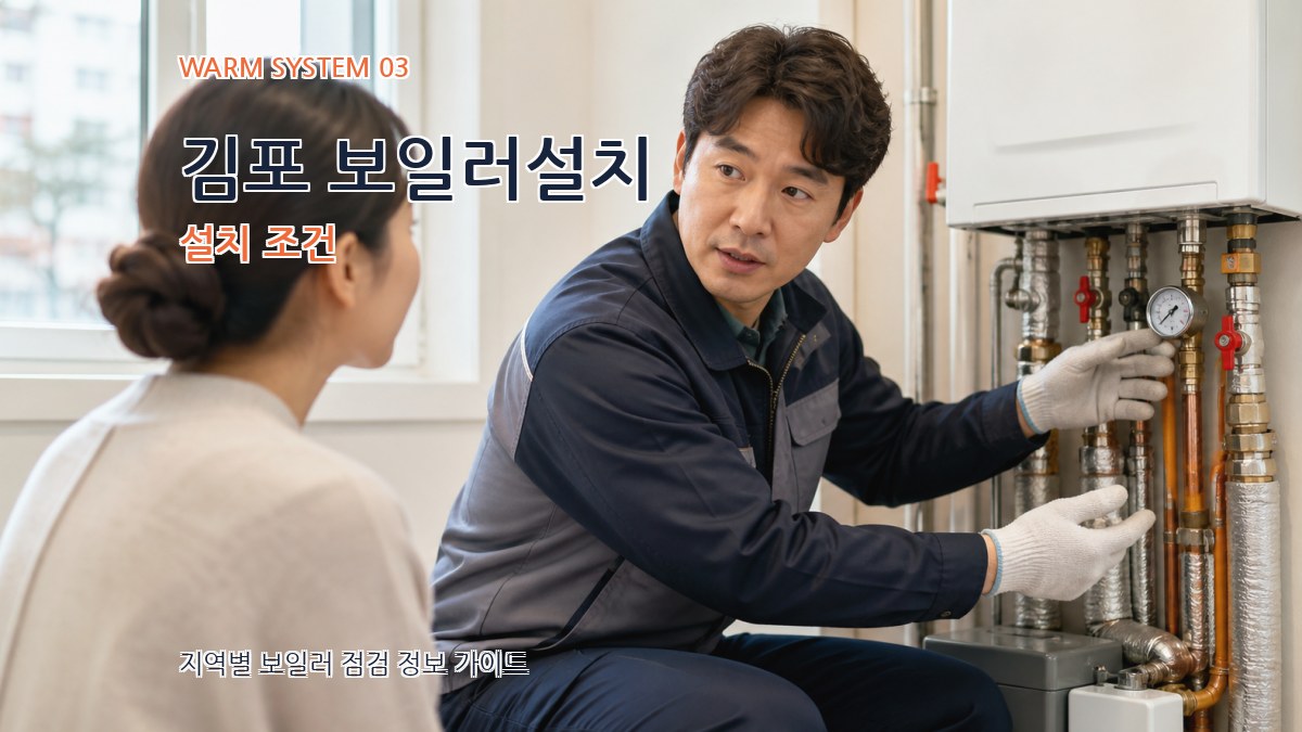 김포 보일러설치 설치 조건