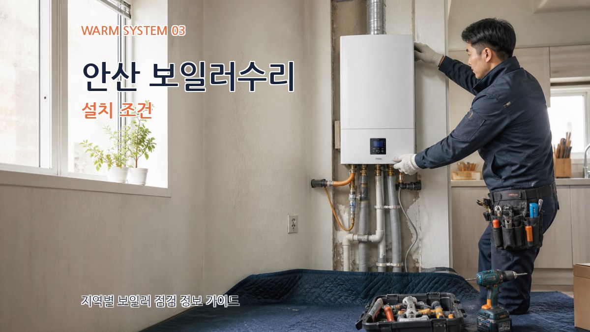 안산 보일러수리 설치 조건