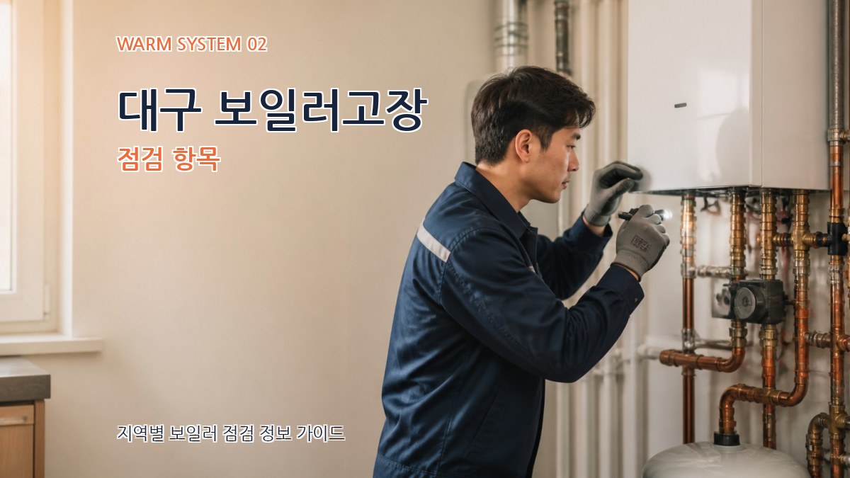 대구 보일러고장 점검 항목