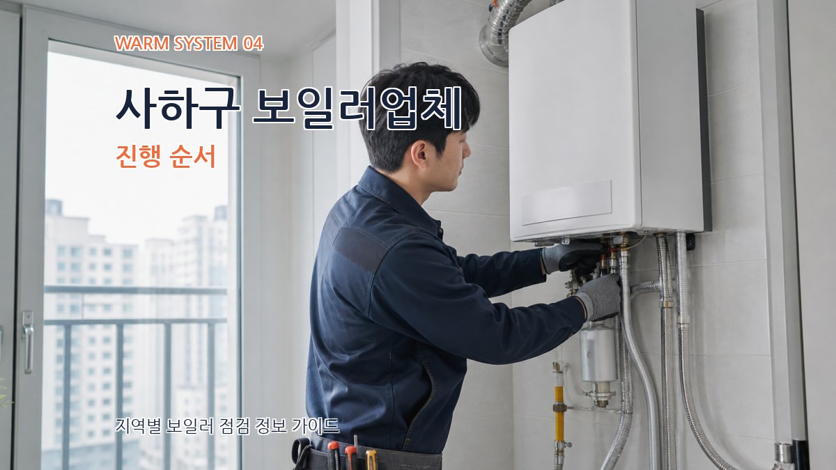 사하구 보일러업체 진행 순서