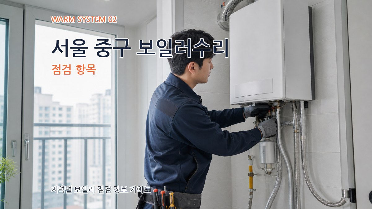 서울 중구 보일러수리 점검 항목